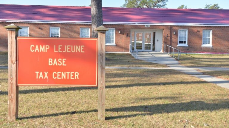 camp lejeune tax center entrance