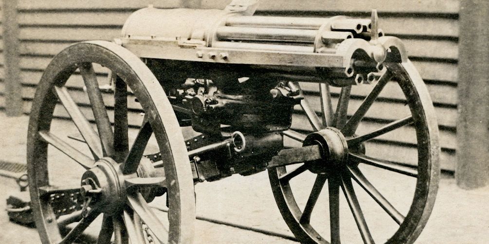 gatling gun