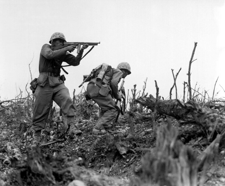 Marine fires Thompson on Okinawa