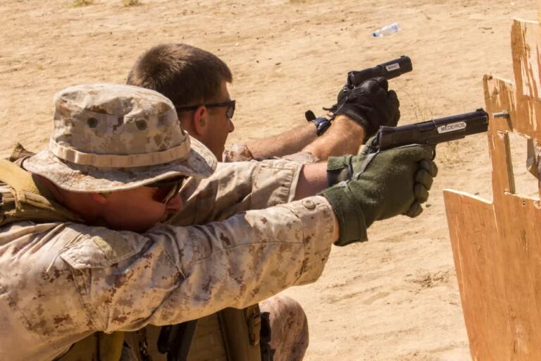 Marines fire MEU(SOC) pistol