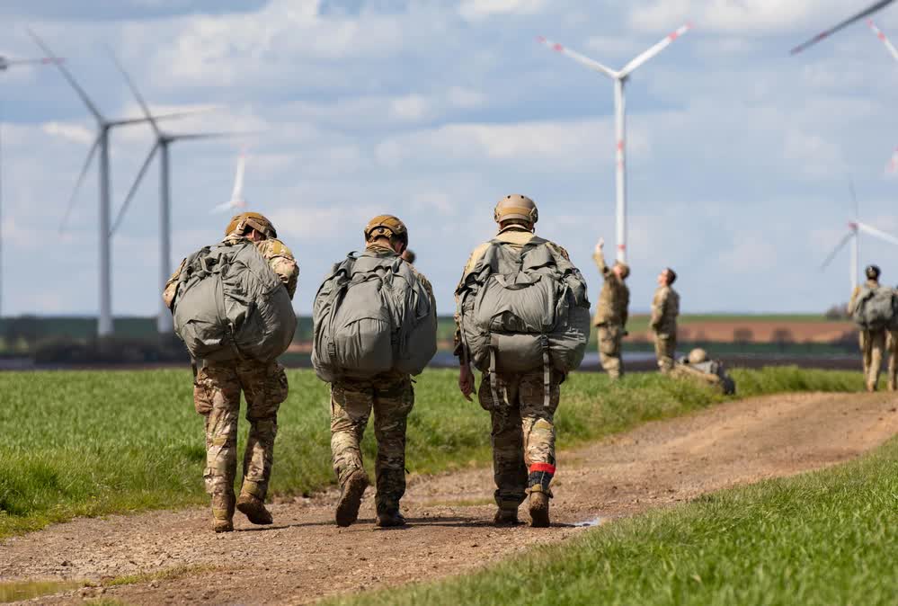 US paratroopers in Europe