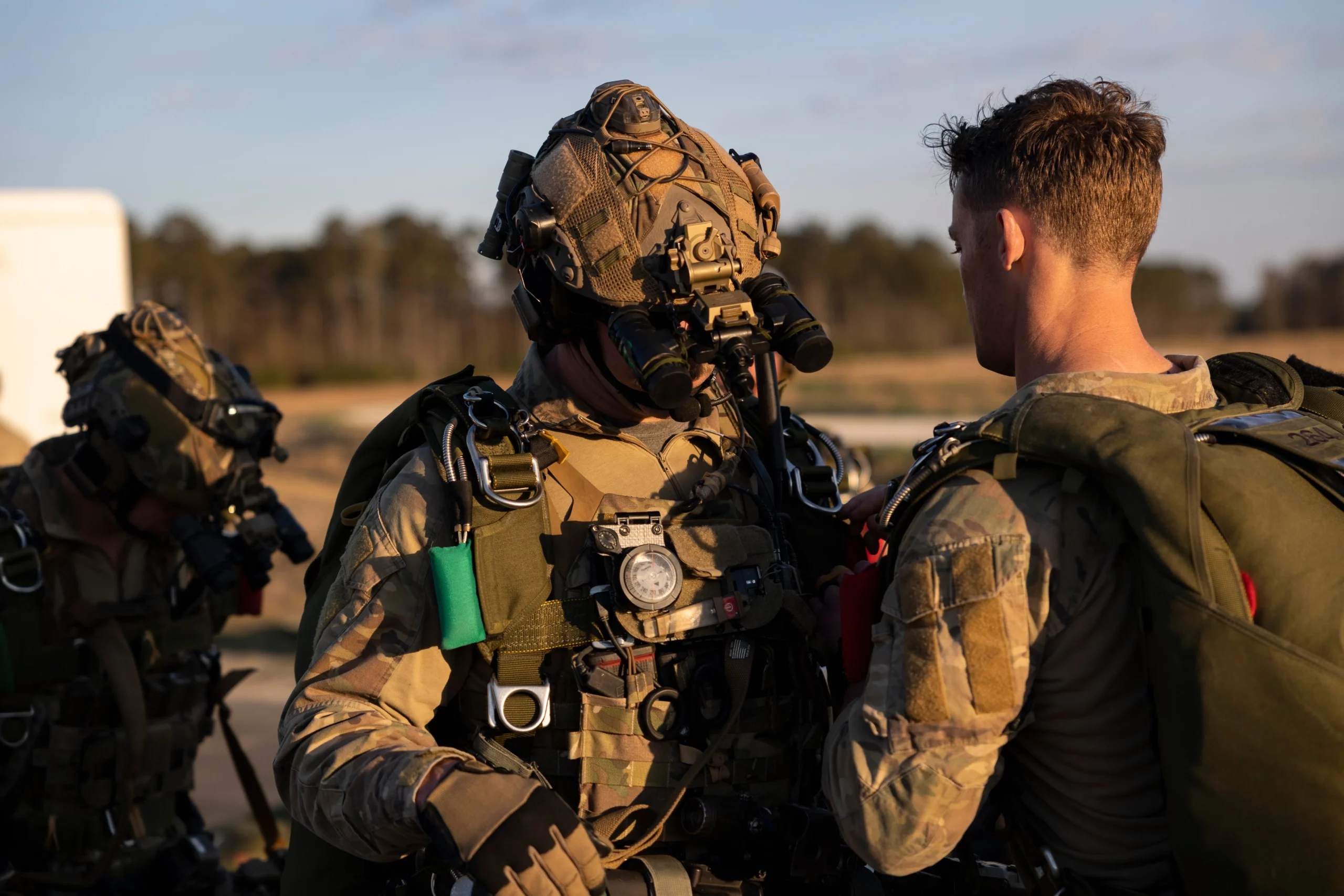 Marine Raiders MARSOC freefall parachute training