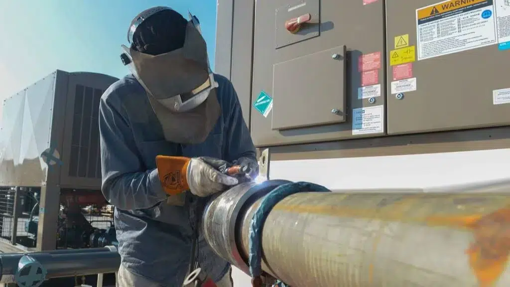 aircraft carrier welding