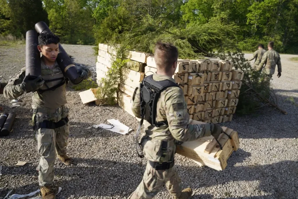 Army exosuit SABER testing 